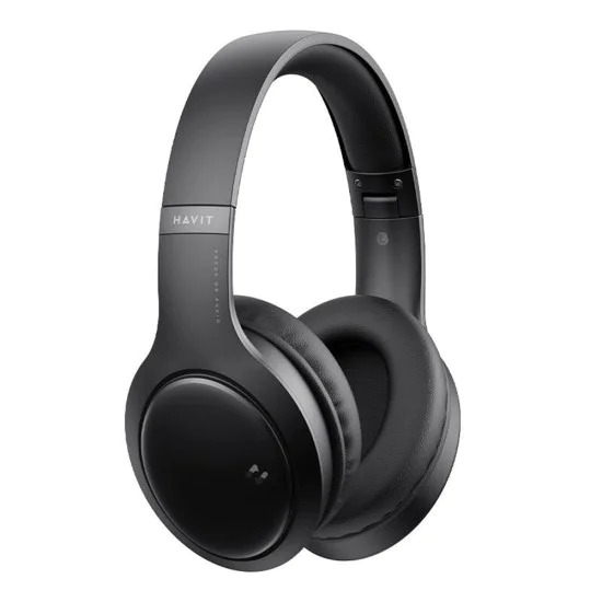 Безжични слушалки – Havit (H633BT) – Bluetooth 5.1, 350mAh, Multipoint – Черни