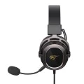 Геймърски слушалки – Havit (H2008d) – жак 3.5mm, сваляем микрофон – Черни/Червени