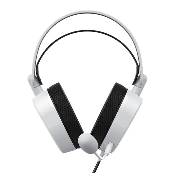Геймърски слушалки – Havit (H2038U) – USB, RGB, микрофон, Surround Sound – Бели