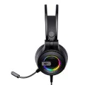 Геймърски слушалки – Havit (H2040d) – микрофон, RGB, USB + 3.5mm – Черни