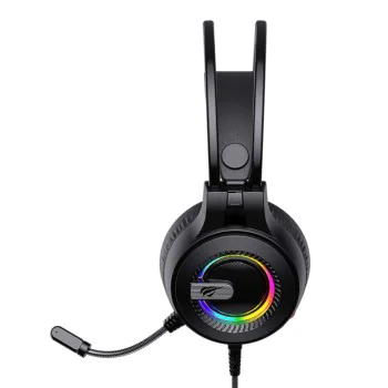 Геймърски слушалки – Havit (H2040d) – микрофон, RGB, USB + 3.5mm – Черни