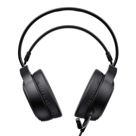 Геймърски слушалки – Havit (H2040d) – микрофон, RGB, USB + 3.5mm – Черни