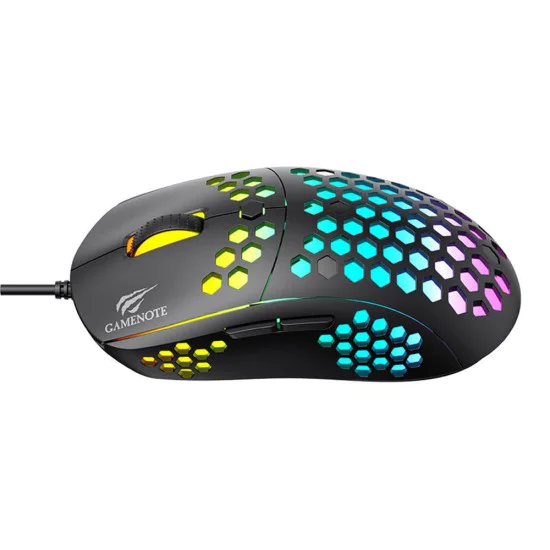 Геймърска мишка – Havit (MS1032) – RGB, 800-6400 DPI, 6 бутона – Черна