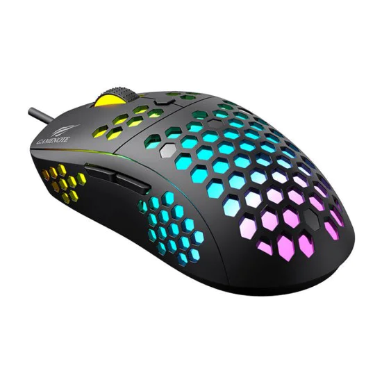 Геймърска мишка – Havit (MS1032) – RGB, 800-6400 DPI, 6 бутона – Черна