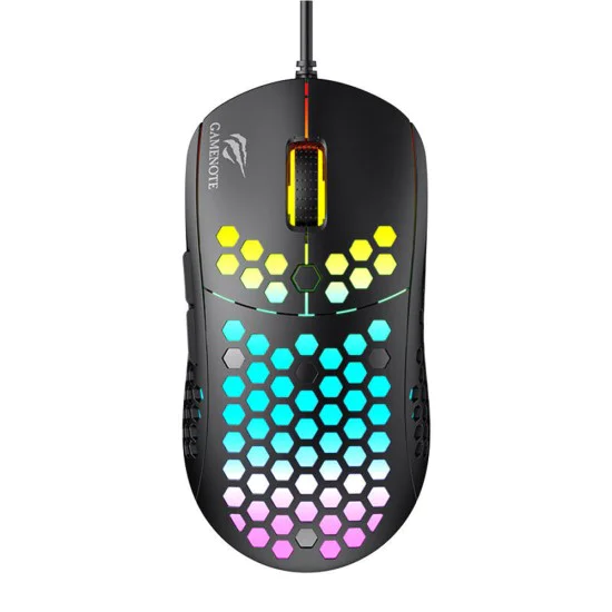 Геймърска мишка – Havit (MS1032) – RGB, 800-6400 DPI, 6 бутона – Черна