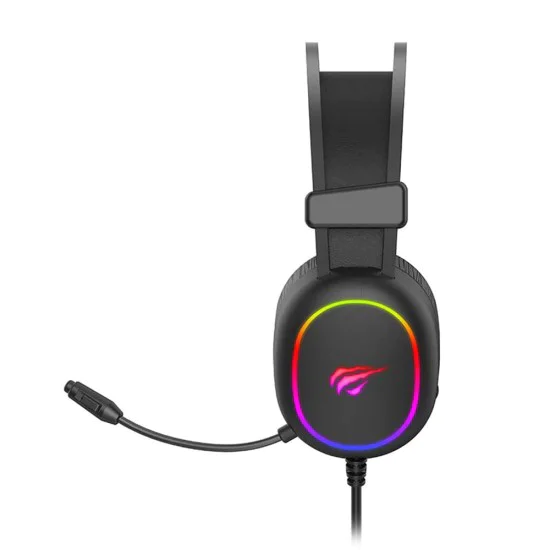 Геймърски слушалки – Havit Gamenote (H2016d) – микрофон, RGB, USB + 3.5mm – Черни