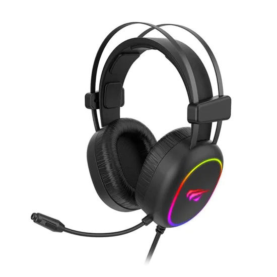 Геймърски слушалки – Havit Gamenote (H2016d) – микрофон, RGB, USB + 3.5mm – Черни