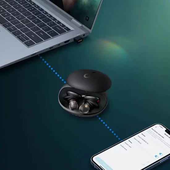 Fara Fir True Wireless, шумопотискащи слушалки - Anker SoundCore Liberty 3 Pro (A3952020A1) - сиви
