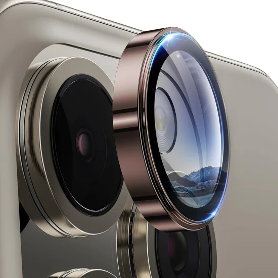 Протектор за iPhone 16 Pro / iPhone 16 Pro Max - Lito S+ Camera Glass Protector - Desert Titanium