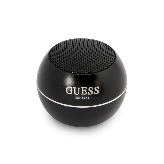 Преносим Bluetooth високоговорител 5.0, 3W, 300mAh, 4H - Guess (GUWSALGEK) - черен