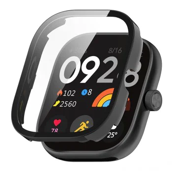 Протектор за Xiaomi Redmi Watch 4 + Калъф - Defense360 Pro - Черен