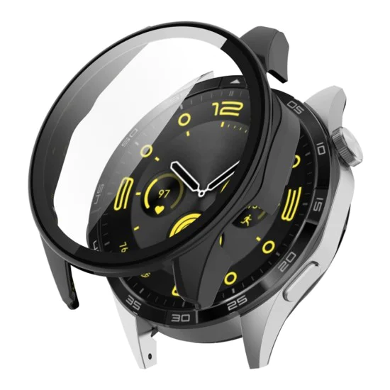 Протектор за Huawei Watch GT 4 (46mm) + Протектор - Defense360 Pro - Черен