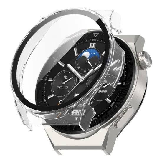 Протектор за Huawei Watch GT 3 Pro (46mm) + Протектор - Defense360 Pro - Прозрачен