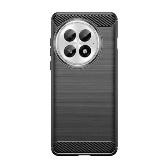 Калъф за OnePlus 13 - Carbon Silicone - Черен
