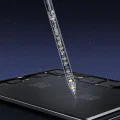 Премиум капацитивна писалка за iPad 2018+ с магнитно зареждане - (C10 Pro) - прозрачен / черен