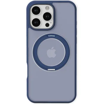 Калъф за iPhone 16 Pro - Torras Ostand Pro Series - Navy Blue
