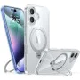 Калъф за iPhone 16 Plus - Torras - Ostand Spin MagSafe Series - Прозрачен