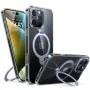 Калъф за iPhone 16 Pro - Torras - Ostand Spin MagSafe Series - Прозрачен