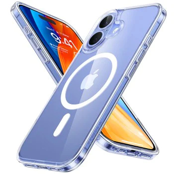 Калъф за iPhone 16 Plus - Torras Diamond MagSafe Series - Clear