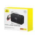 Baseus - Car Jump Starter Super Energy (C00245902111-00) - Power Bank, 6000mAh, Компресор, Фенерче, USB-C, 600A - Черен