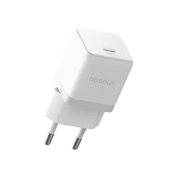 Baseus - Зарядно устройство за стена Palm (P10111602113-00) - Бързо зарядно устройство, Type-C, PD 20W, 5V/3A - Черен клъстер