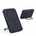 Baseus - Power Bank PicoGo (P10076802123-00) - Type-C, Qi2, Бързо зареждане, 20W, 5000mAh, Въртяща се стойка, Кабел Type-C - Черен
