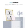 Baseus - Power Bank PicoGo (P10076800413-00) - Type-C, Qi2, Fast Charging, 20W, 5000mAh, Rotable Stand, Cable Type-C - Pink