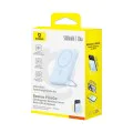 Baseus - Power Bank PicoGo (P10076800313-00) - Type-C, Qi2, Fast Charging, 20W, 5000mAh, Rotable Stand, Cable Type-C - Blue