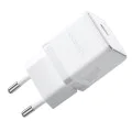 Baseus - Стенно зарядно устройство Palm (P10111605213-00) - Бързо зарядно устройство, Type-C, PD 30W, 5V/3A- Moon White
