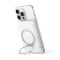 Baseus - Power Bank PicoGo (P10076800213-01) - Type-C, Qi2, бързо зареждане, 20W, 5000mAh, въртяща се стойка, кабел Type-C - бял