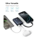 Baseus - Power Bank PicoGo (P10076803123-00) - Type-C, USB, Fast Charging, 45W, 10000mAh, вграден Type-C кабел - Черен
