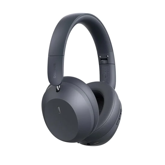 Baseus - Безжични слушалки Bass 35 Max (A00070800821-00) - На ушите, Bluetooth 5.3, Звукоизолация, Сгъваеми - Twilight Grey