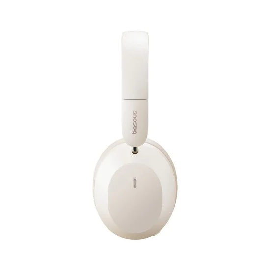 Baseus - Безжични слушалки Bass 35 Max (A00070800221-00) - На ушите, Bluetooth 5.3, Звукоизолация, Сгъваеми - Звездно бяло