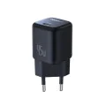 Baseus - Зарядно за стена PicoGo (P10176800123-00) - GaN, Бързо зареждане, 45W, USB-C - Космическо черно