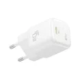 Baseus - Зарядно за стена PicoGo (P10176800213-00) - GaN, Бързо зареждане, 45W, USB-C - Лунно бяло