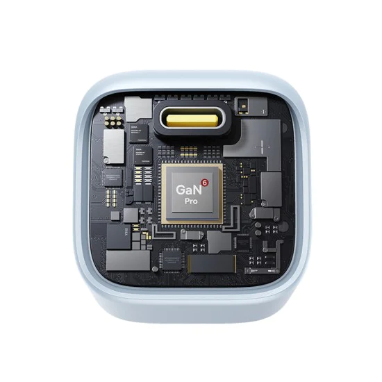 Baseus - Зарядно за стена PicoGo (P10176800313-00) - GaN, Бързо зареждане, 45W, USB-C - Galaxy Blue