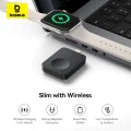 Магнитно безжично зарядно MagPro (P10264106123-00) за Apple Watch - Baseus - USB-C, 2.5W - Космическо черно
