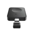 Магнитно безжично зарядно MagPro (P10264106123-00) за Apple Watch - Baseus - USB-C, 2.5W - Космическо черно