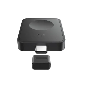 Магнитно безжично зарядно MagPro (P10264106123-00) за Apple Watch - Baseus - USB-C, 2.5W - Космическо черно