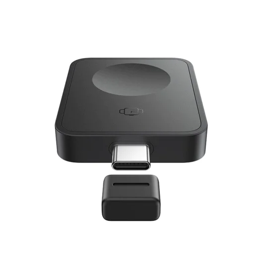Магнитно безжично зарядно MagPro (P10264106123-00) за Apple Watch - Baseus - USB-C, 2.5W - Космическо черно