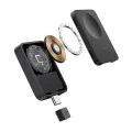 Магнитно безжично зарядно MagPro (P10264106123-00) за Apple Watch - Baseus - USB-C, 2.5W - Космическо черно