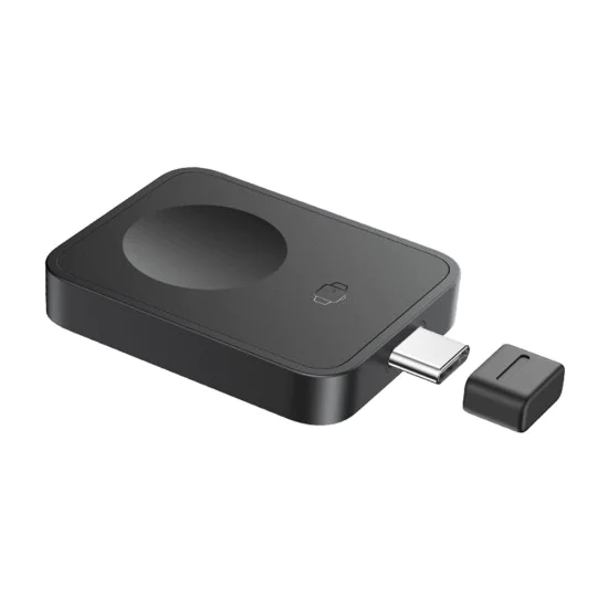 Магнитно безжично зарядно MagPro (P10264106123-00) за Apple Watch - Baseus - USB-C, 2.5W - Космическо черно