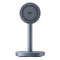Baseus - Магнитно безжично зарядно устройство Orbit 2 Pro (P10273500813-00) - Охлаждащо бързо зарядно устройство за телефон, слушалки, 20W - Космическо сиво