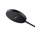 Baseus - Магнитно безжично зарядно устройство Simple Mini4 Air (P10278200111-00) - Бързо зареждане, кабел Type-C, Qi2, 15W - Cluster Black