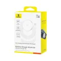 Baseus - Магнитно безжично зарядно устройство Simple Mini4 Air (P10278200S11-00) - Бързо зареждане, кабел Type-C, Qi2, 15W - Frost Silver