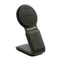 Baseus - Стойка за кола с безжично зареждане PrimeTrip C02 (C40169003111-00) - Магнитна ръкохватка за табло, 15W - Черен клъстер