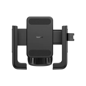 Baseus - Стойка за велосипед GoTrip (C40572301111-00) - Статив за колоездене, 360°, Anti-Shake, с винтова ключалка, 5.7 - 7.2" - Cluster Black
