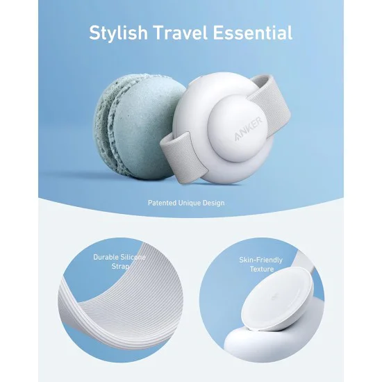 Зарядно MagSafe за Apple Phone/Pods/Watch, 15W - Anker (B25M8H21) - Бяло