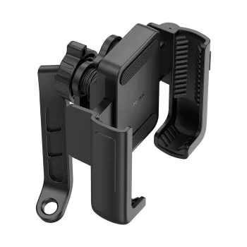 Baseus - Стойка за мотоциклет GoTrip (C40572301111-01) - 360°, Anti-Shake, with Screw Lock, Stable, 5.7 - 7.2" - Cluster Black