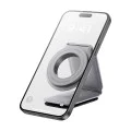 Baseus - Стойка за кола PrimeTrip Series C02 (C40169002833-00) - PU кожа, 360°, 25N, универсална опция за монтаж - матирано сиво
